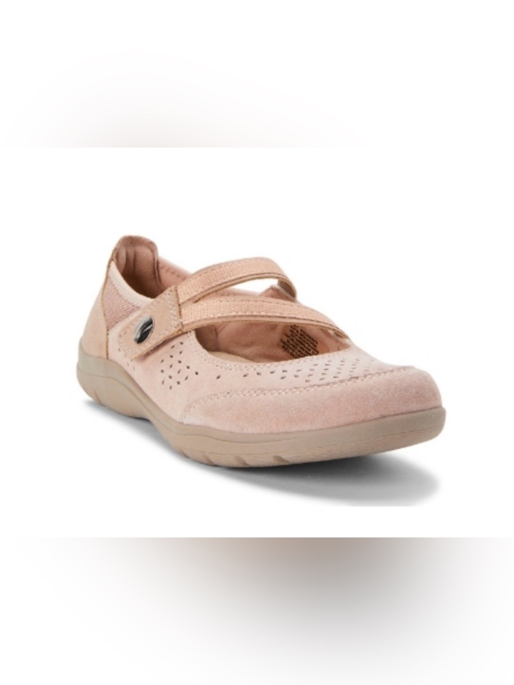 Earth Spirit Mary Jane Flat in Blush. New. Size 9